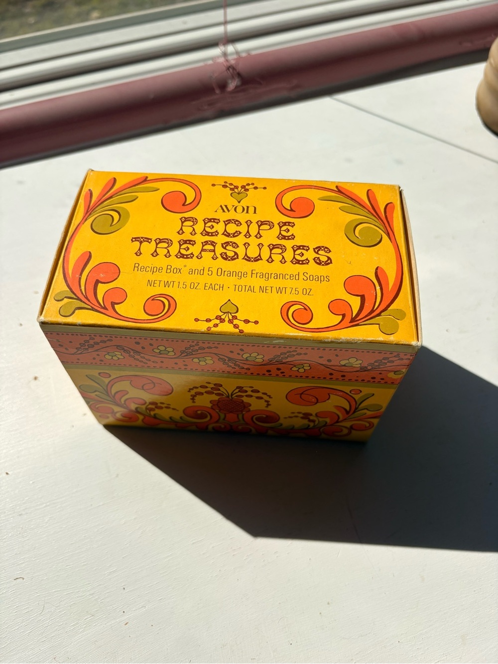 Avon Recipe Treasures in Metal Recipe Tin